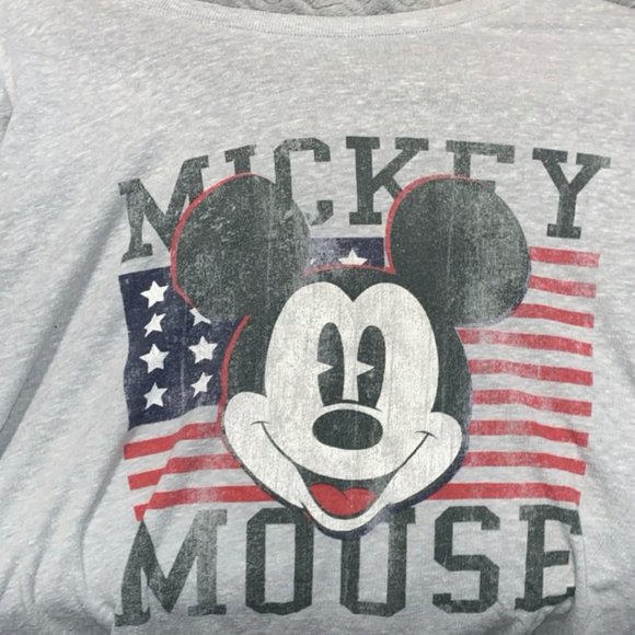 Size women's XS Disney Mickey Mouse and American Flag t-shirt, disney shirt - Picture 1 of 3